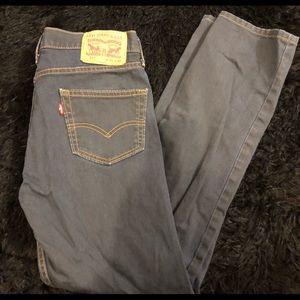 Levis 511 Slim is our streamlined fit mens 30x32 Distressed jeans